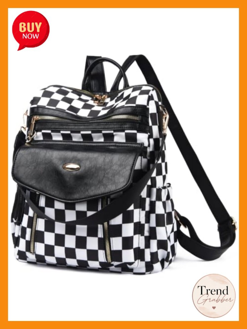 Women's Nylon Backpack Purse Anti-theft Convertible 3-Way Satchel Handbag